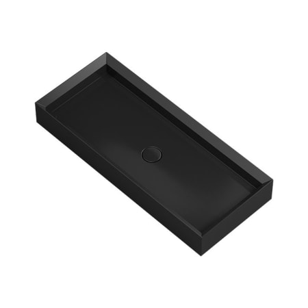 A large image of the WS Bath Collections Cut 90.38 Matte Black