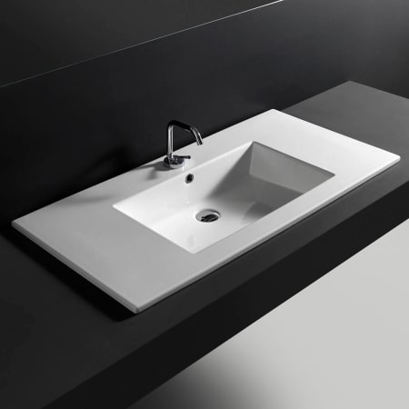 A large image of the WS Bath Collections Drop 106 - WS32901K Ceramic White