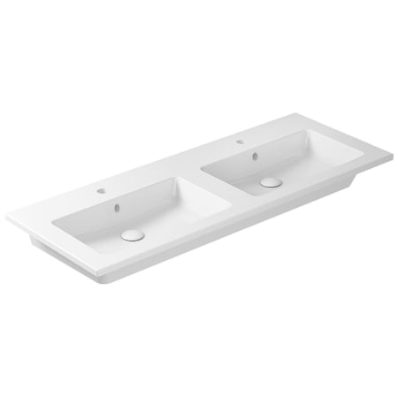 A large image of the WS Bath Collections Drop 121.01 DBL Glossy White
