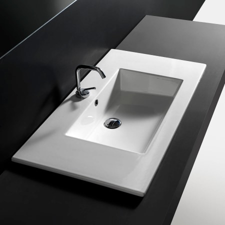 A large image of the WS Bath Collections Drop 86 - WS32801K Ceramic White