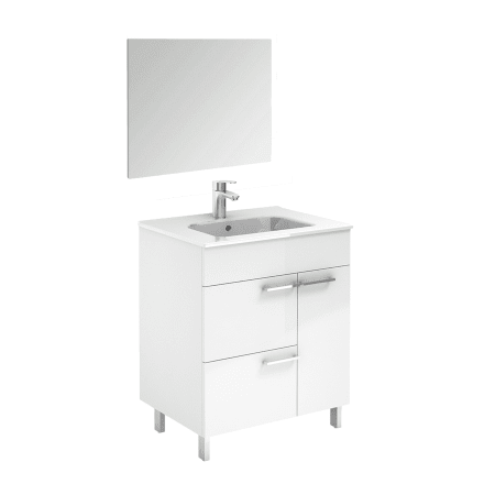 A large image of the WS Bath Collections Elegance 80 Pack 1 Glossy White