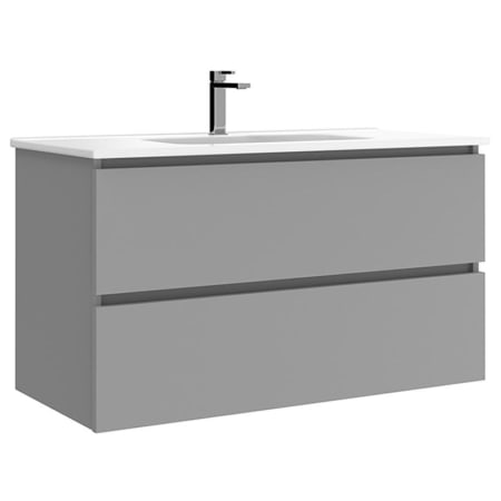 A large image of the WS Bath Collections Flora C100 Moka Matte