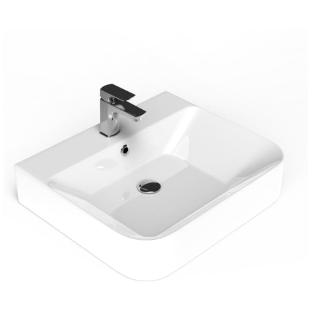 A large image of the WS Bath Collections Fly 3054.01 Glossy White