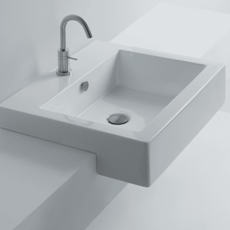 A large image of the WS Bath Collections Hox 48S WS03801F White