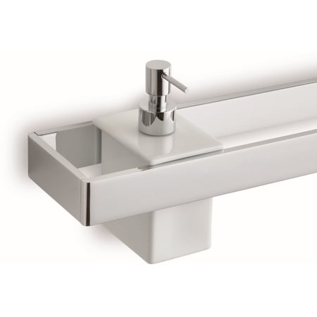 A large image of the WS Bath Collections Icselle 52882+52894-G Polished Chrome / Ceramic White