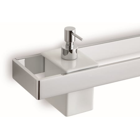 A large image of the WS Bath Collections Icselle 52884+52894-G Polished Chrome / Ceramic White