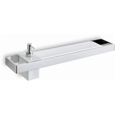 A large image of the WS Bath Collections Icselle 52894 Ceramic White