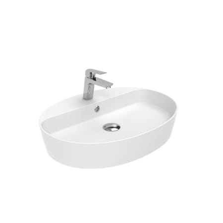 A large image of the WS Bath Collections Lago 161 Glossy White
