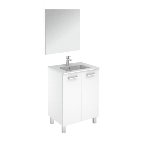 A large image of the WS Bath Collections Logic 60 Pack 1 Glossy White
