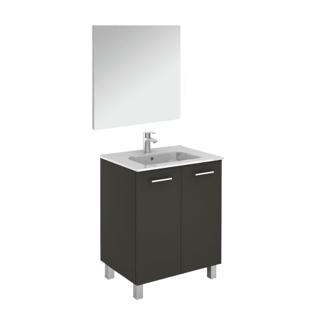 A large image of the WS Bath Collections Logic 70 Pack 1 Anthracite