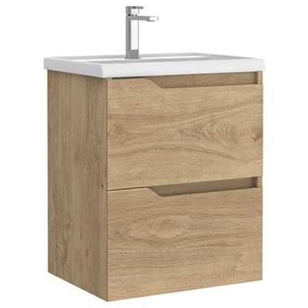 A large image of the WS Bath Collections Menta C50 Natural Oak