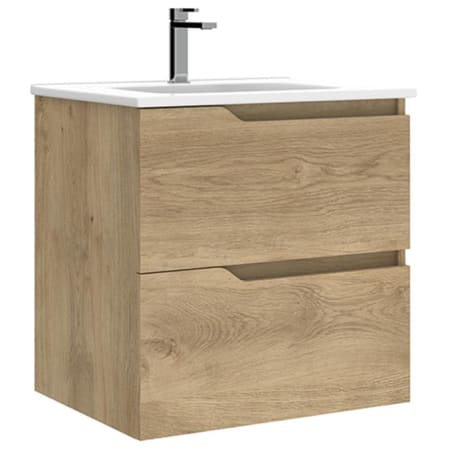 A large image of the WS Bath Collections Menta C60 Natural Oak