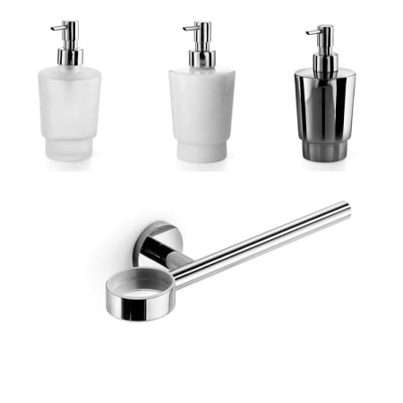 A large image of the WS Bath Collections 53013 53022 Polished Chrome / Ceramic White