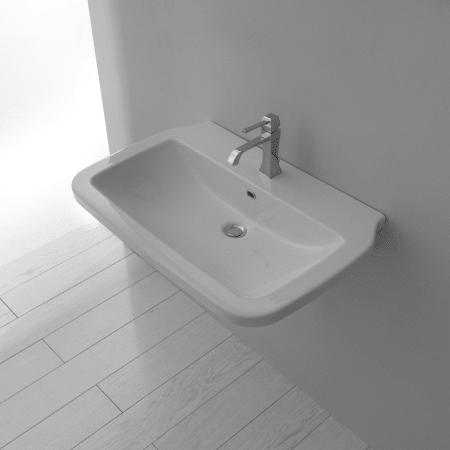 A large image of the WS Bath Collections Nova 75.01 White