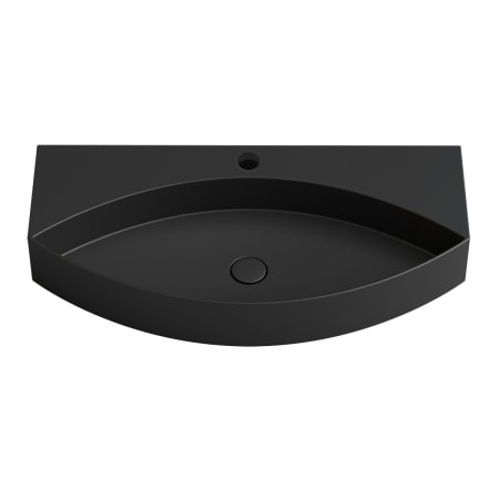 A large image of the WS Bath Collections Occhio 90.45.01 Matte Black