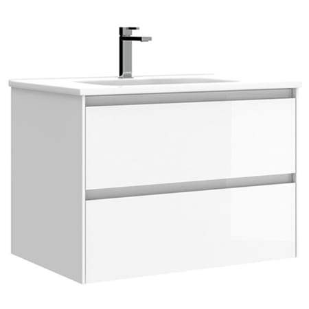 A large image of the WS Bath Collections Perla C70 Glossy White