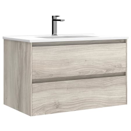 A large image of the WS Bath Collections Perla C80 Grey Pine