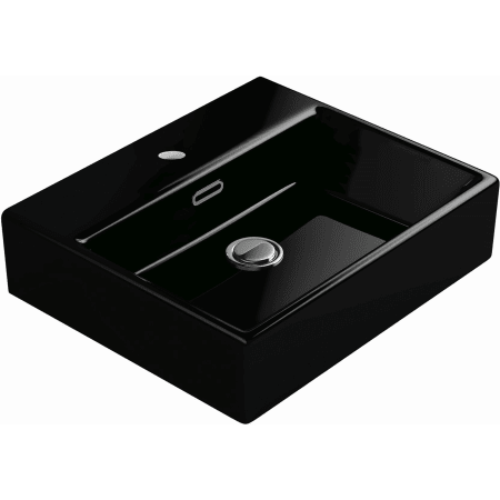 A large image of the WS Bath Collections Quattro 50.01 Glossy Black