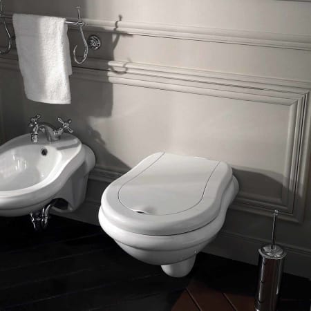 A large image of the WS Bath Collections Retro 1015+108901 Ceramic White