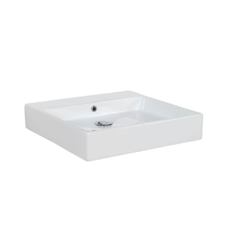 A large image of the WS Bath Collections Simple 50.50B.00 Glossy White