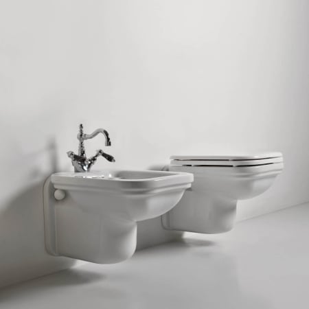 A large image of the WS Bath Collections Waldorf 4115+411801 Ceramic White