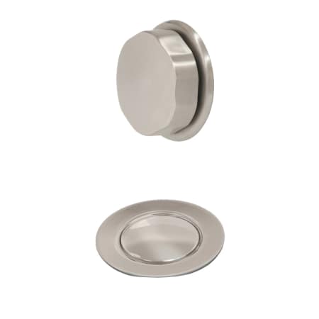 A large image of the Wyndham Collection WC-BT-OVERFLOWTRIM Brushed Nickel