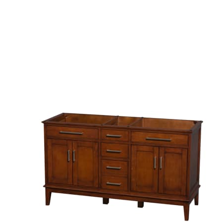 A large image of the Wyndham Collection WC161660DBLVANCLT Light Chestnut