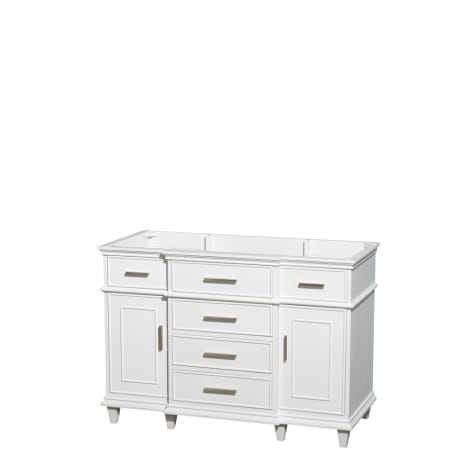 A large image of the Wyndham Collection WC171748SGLVANWHT White