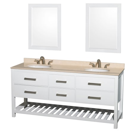 A large image of the Wyndham Collection WC-2111-72-VAN-WHT Wyndham Collection WC-2111-72-VAN-WHT