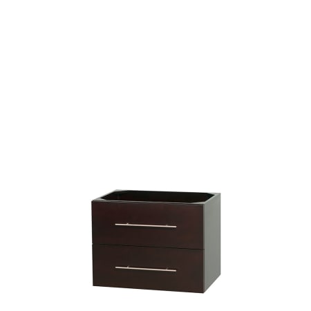 A large image of the Wyndham Collection WC-WHE009-30-VAN Espresso