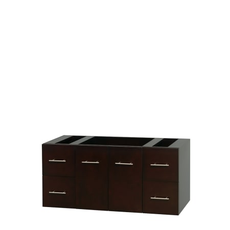 A large image of the Wyndham Collection WC-WHE009-48-VAN Espresso