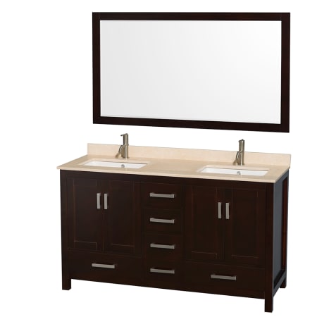 A large image of the Wyndham Collection WC141460DBLVANESP Wyndham Collection WC141460DBLVANESP