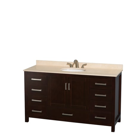 A large image of the Wyndham Collection WC141460SGLVANESP Wyndham Collection WC141460SGLVANESP
