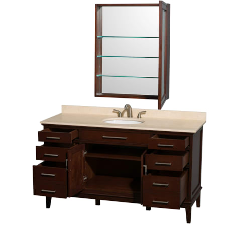A large image of the Wyndham Collection WC161660SGLVANCDK Wyndham Collection WC161660SGLVANCDK