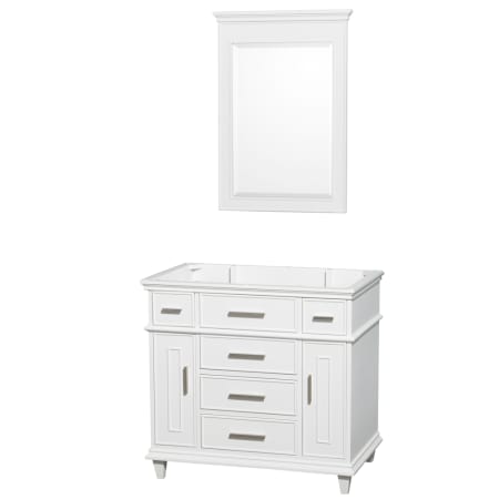 A large image of the Wyndham Collection WC171736SGLVANWHT Wyndham Collection WC171736SGLVANWHT