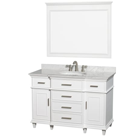 A large image of the Wyndham Collection WC171748SGLVANWHT Wyndham Collection WC171748SGLVANWHT