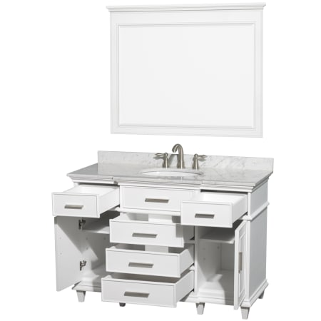 A large image of the Wyndham Collection WC171748SGLVANWHT Wyndham Collection WC171748SGLVANWHT