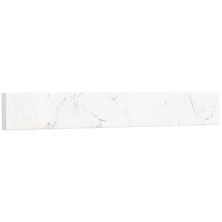 A large image of the Wyndham Collection WCFVCA1SS Carrara Cultured Marble