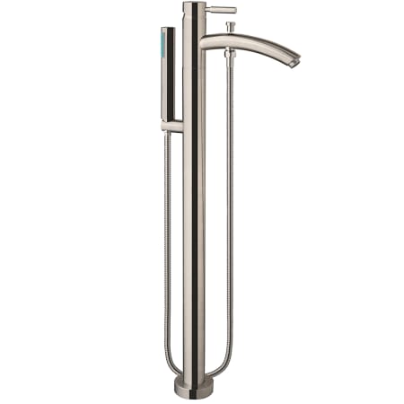 A large image of the Wyndham Collection WCOBT101260ATP11 Wyndham Collection-WCOBT101260ATP11-Brushed Nickel Tub Filler