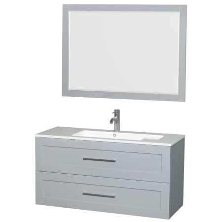 A large image of the Wyndham Collection WCR450048S46 Dove Gray