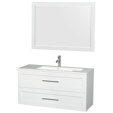 Wyndham Collection Wcr450048sgwarintm46 Glossy White 48 Olivia Wyndham Collection Wcr450048sgwarintm46 48 Olivia Single Bathroom Vanity