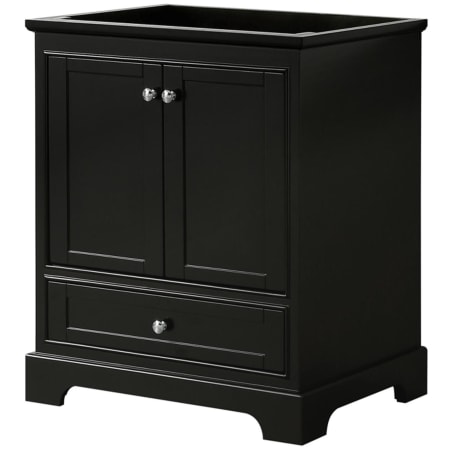 A large image of the Wyndham Collection WCS202030SCXSXXMXX Dark Espresso / Polished Chrome Hardware
