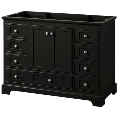 A large image of the Wyndham Collection WCS202048SCXSXXMXX Dark Espresso / Polished Chrome Hardware