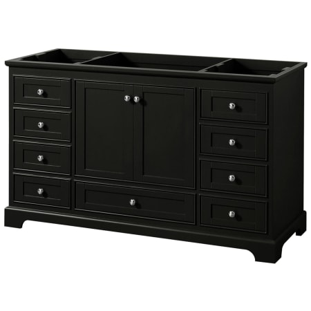 A large image of the Wyndham Collection WCS202060SCXSXXMXX Dark Espresso / Polished Chrome Hardware