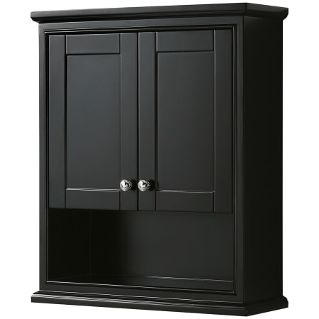 A large image of the Wyndham Collection WCS2020WC Dark Espresso / Polished Chrome Hardware