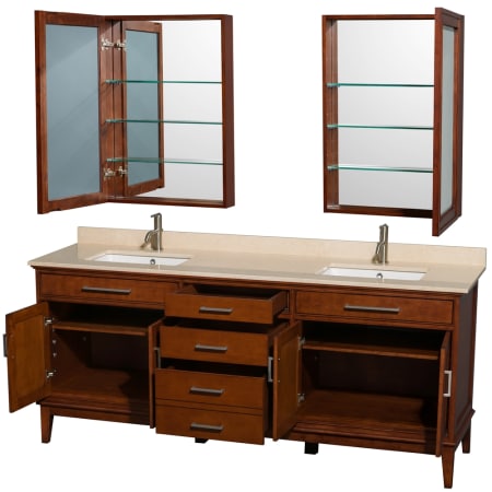 A large image of the Wyndham Collection WCV161680DUNSMED Wyndham Collection WCV161680DUNSMED