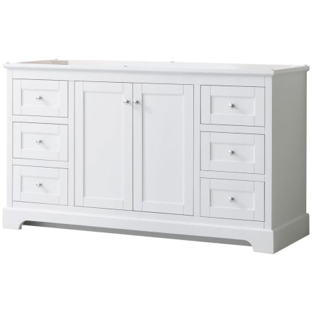 A large image of the Wyndham Collection WCV232360SCXSXXMXX White / Polished Chrome Hardware