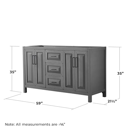 A large image of the Wyndham Collection WCV252560DCXSXXMXX Alternate Image