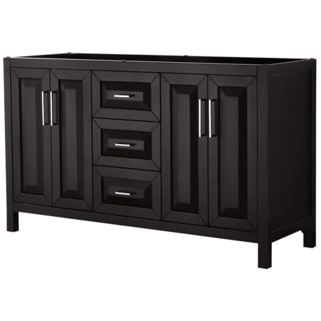 A large image of the Wyndham Collection WCV252560DCXSXXMXX Dark Espresso / Polished Chrome Hardware