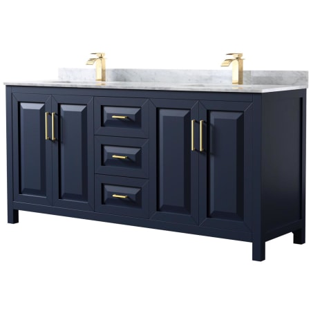 A large image of the Wyndham Collection WCV252572DUNSMXX Dark Blue